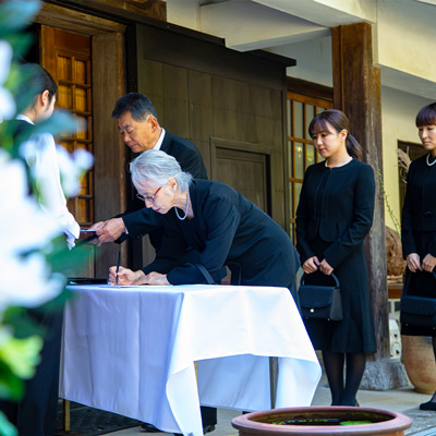 一般葬の葬儀風景