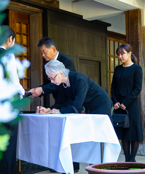 一般葬の葬儀風景