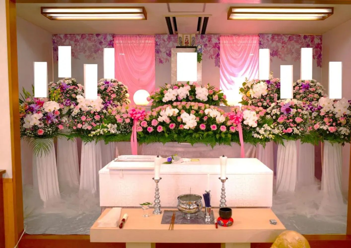 大田区葬儀相談室の祭壇写真