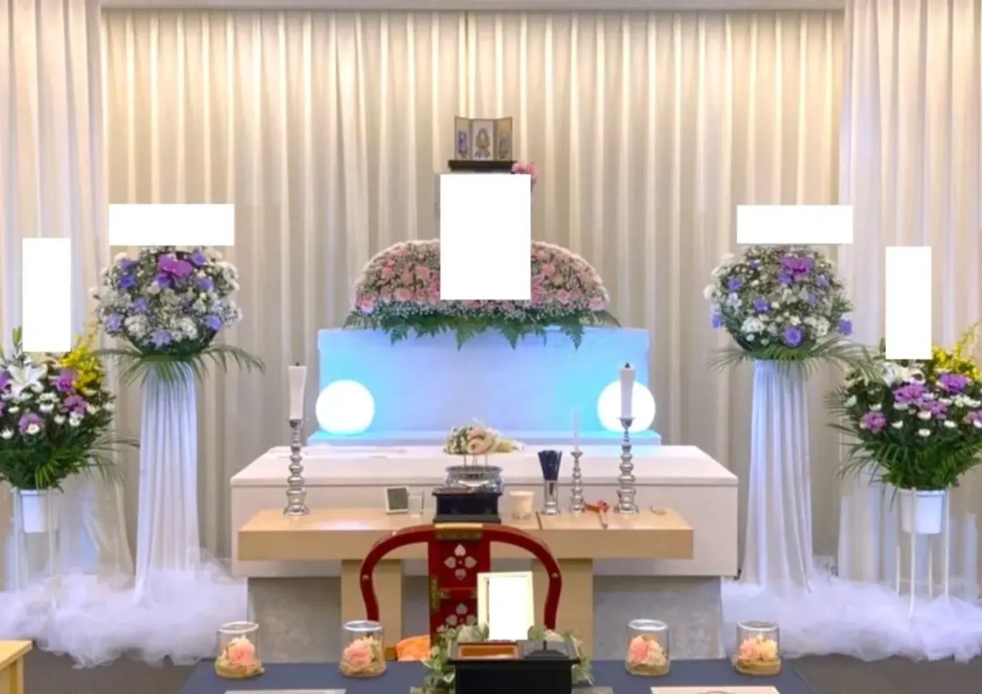 大田区の大田区葬儀相談室の祭壇写真