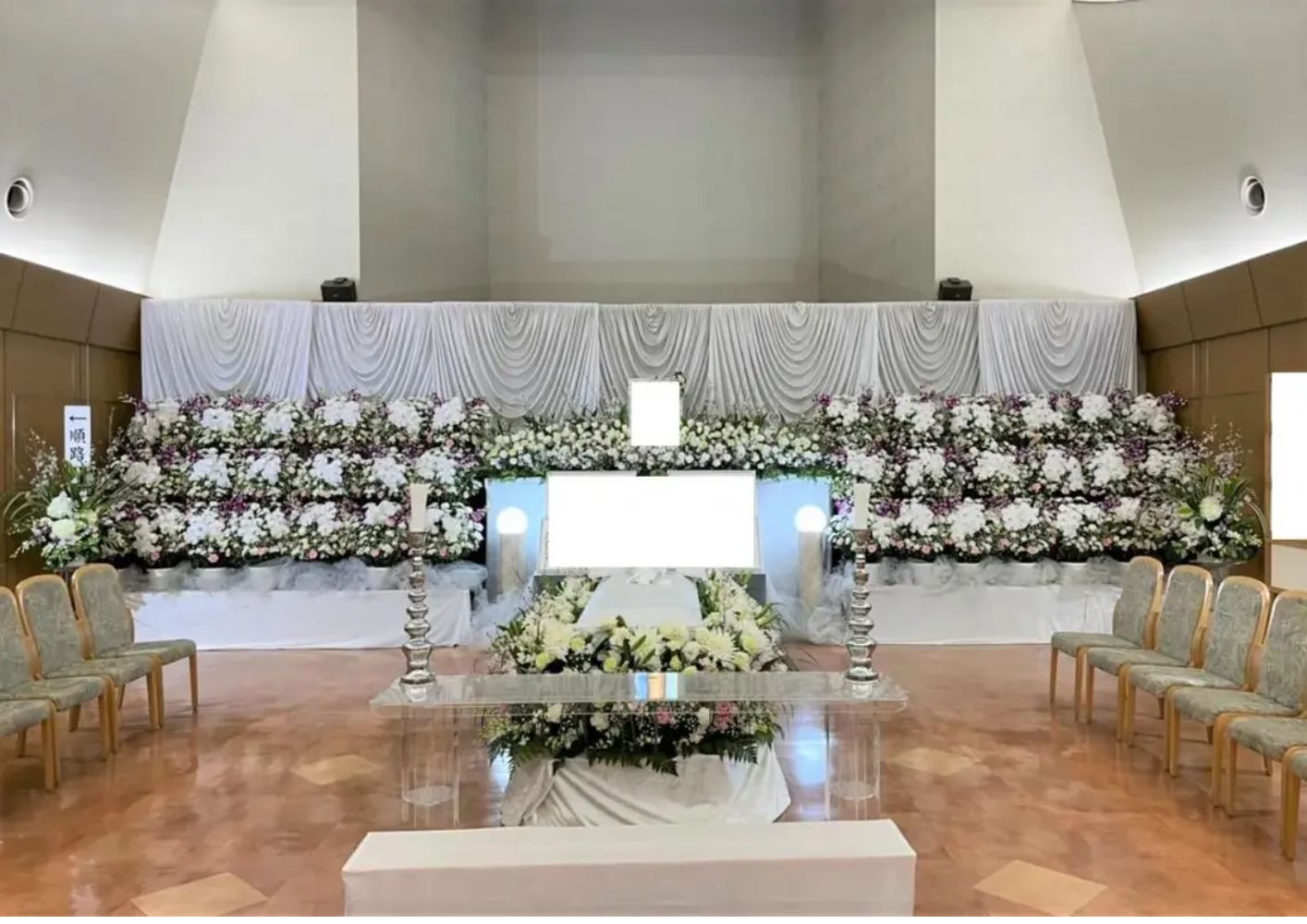 大田区の大田区葬儀相談室の祭壇写真