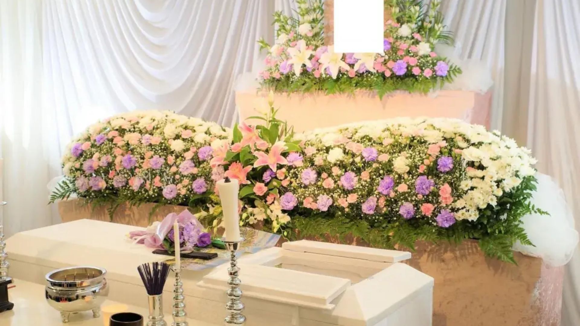 大田区葬儀相談室の1日葬の祭壇の写真
